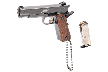 MF 1/3 Metal Kimber Style 1911 Dummy Keychain ( Metal Grey )