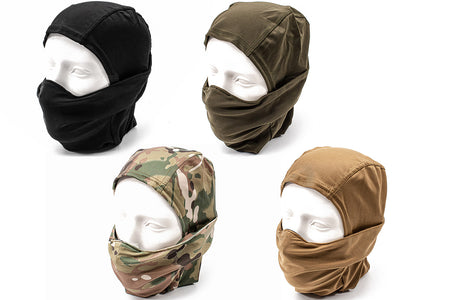 WoSport WST Tactical Headgear Mask Gen 2 Version ( BK / MC / OD / TAN )-Olive Drab