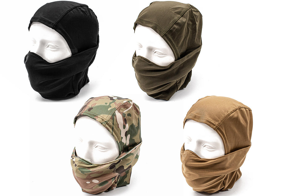 WoSport WST Tactical Headgear Mask Gen 2 Version ( BK / MC / OD / TAN )-Olive Drab