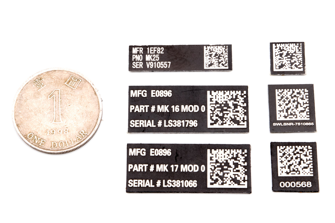 UID QR Code Style 0.5mm Aluminum Sticker-MK16 ( SCAR-L )