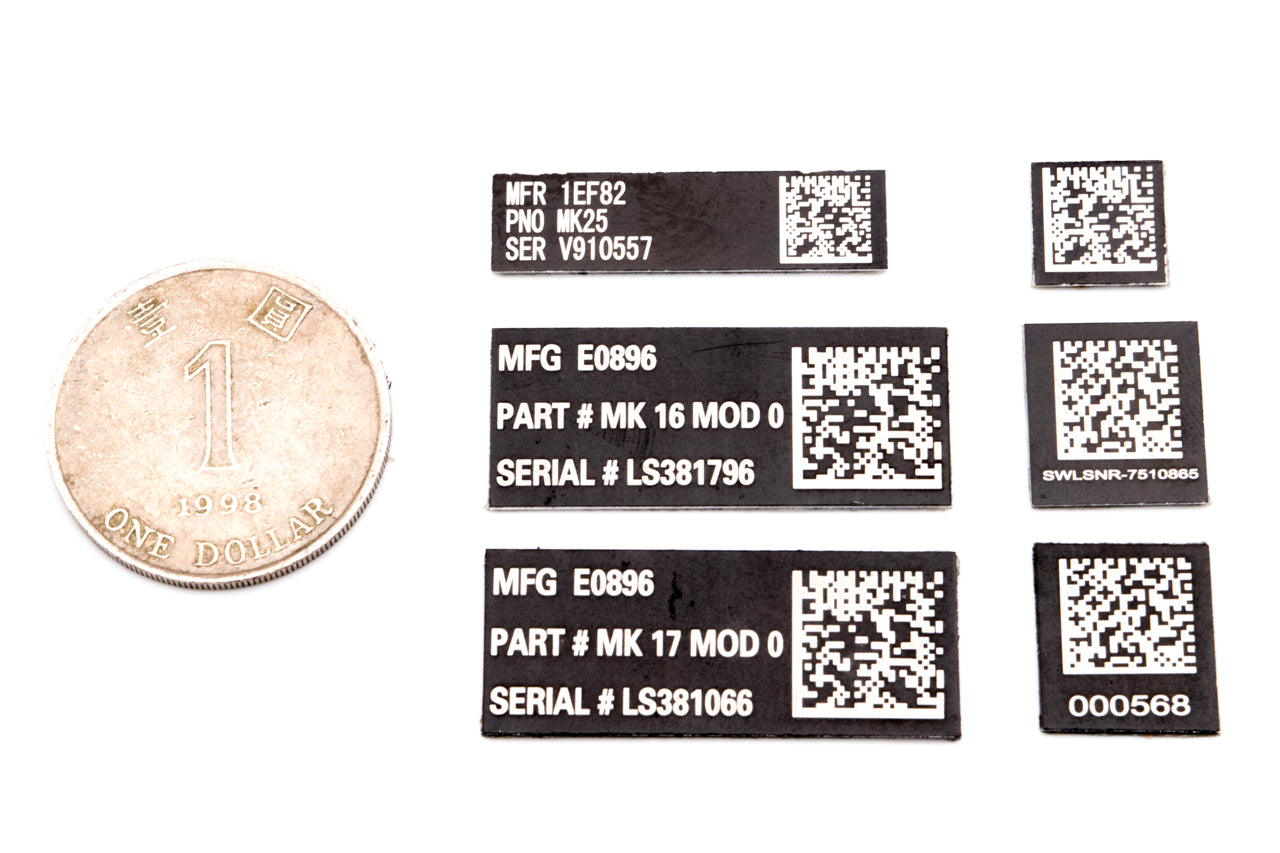 UID QR Code Style 0.5mm Aluminum Sticker-MK16 ( SCAR-L )