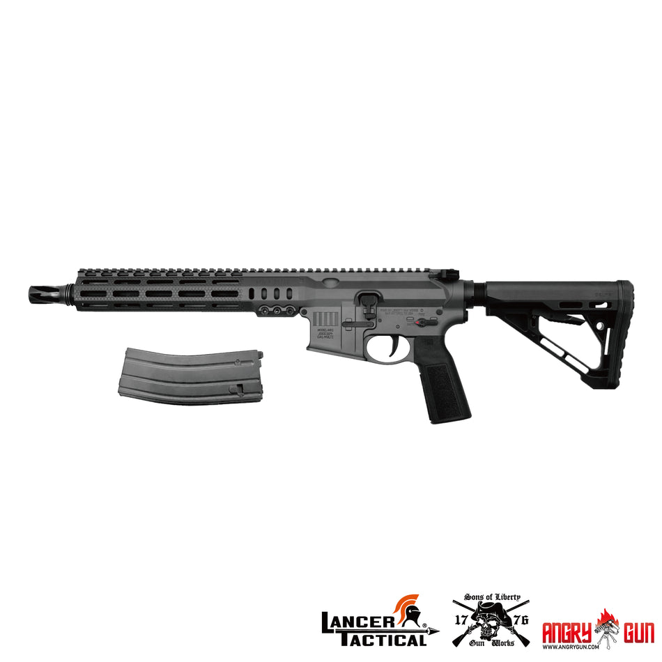 Lancer Tactical SOLGW Licensed MK1 CAR 11.5" 5.56 MWS GBB Rifle Airsoft ( by Angry Gun ) < Pre-Order ETA January 2027 >