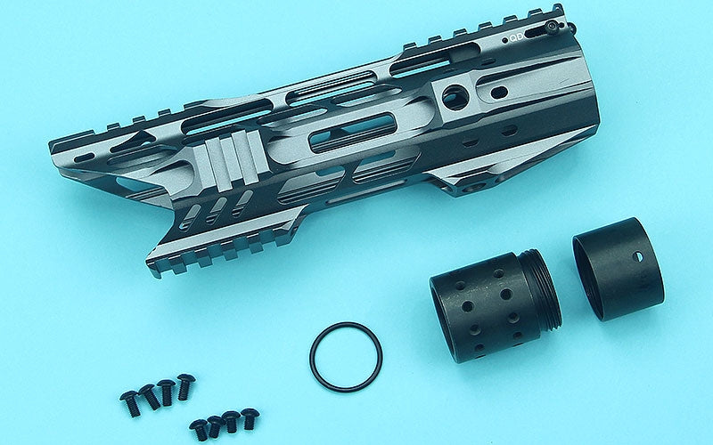 G&P Multi-Task Fore Change System 8 Inch Shark M-Lok Rail for G&P M.T.F.C. System -Grey