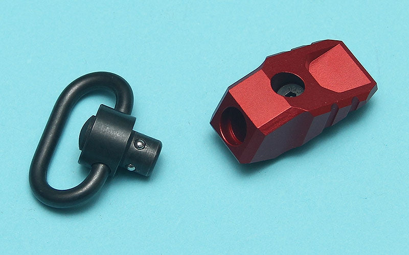 G&P Adjustable QD Sling Swivel for M-Lok / Keymod System-Red