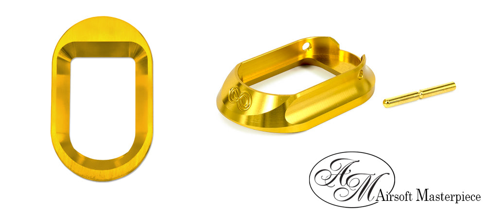 Airsoft Masterpiece AM Infinity Magwell for Marui TM Hi-Capa GBBP Series-Silver