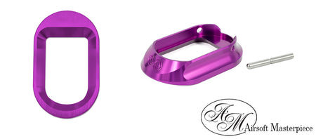 Airsoft Masterpiece AM Infinity Magwell for Marui TM Hi-Capa GBBP Series-Silver