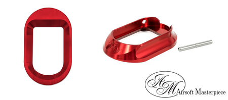 Airsoft Masterpiece AM Infinity Magwell for Marui TM Hi-Capa GBBP Series-Silver