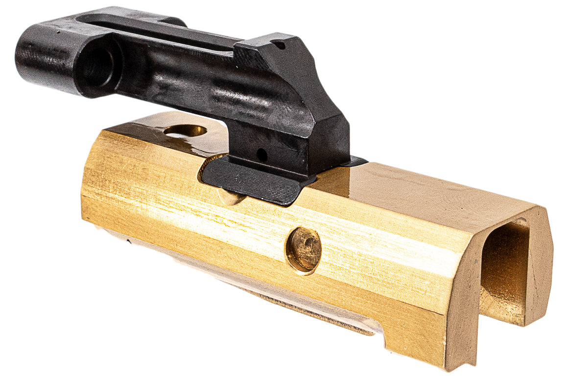 MWC CNC Steel Bolt Carrier BCG with Dust Cover For APFG MPX GBB Series ( PVD Gold )