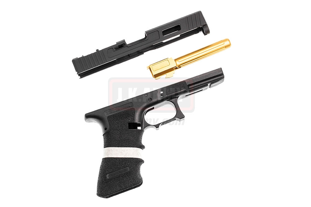 MWC SA* COS* Style 17 RMR Slide Combat Kit Set for TM Model G17 ( Black - Limited Edition )
