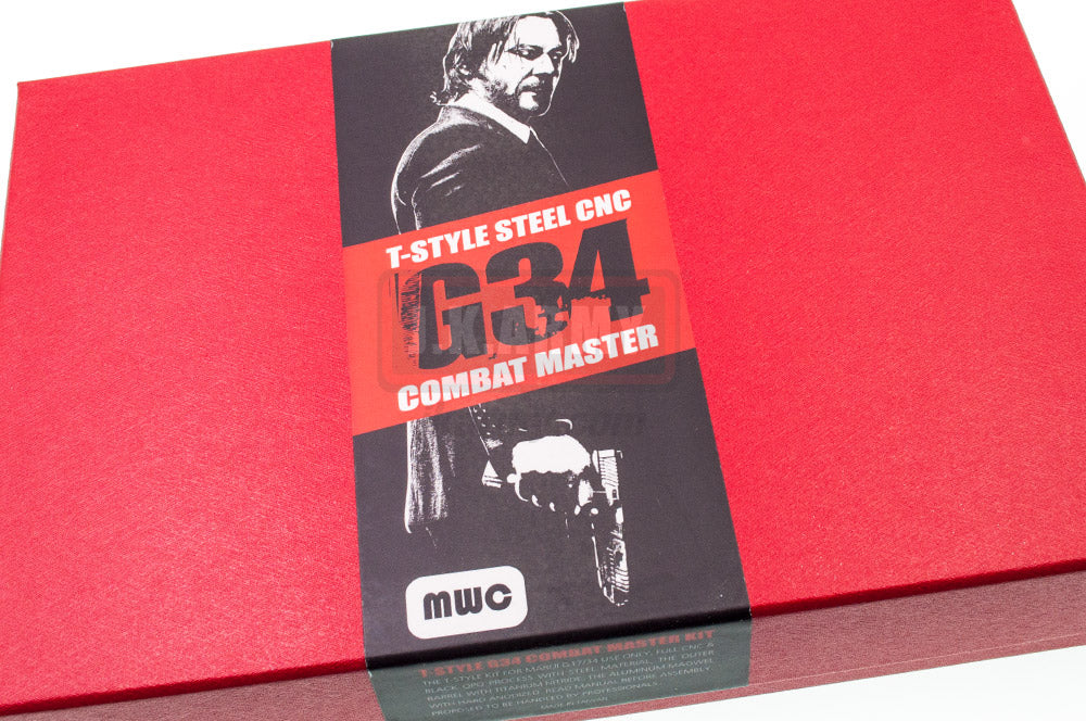 MWC T Style Model 34 JW2 Steel Slide Deluxe Combat Kit Set ( Black - Limited Edition ) ( JOHNWICK Style )