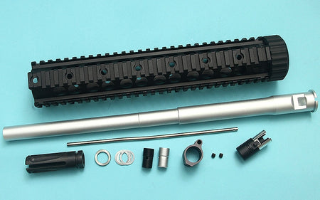 G&P 16″ Recce Rifle Kit for TM MWS / WA M4 Series  ( Black / Silver )