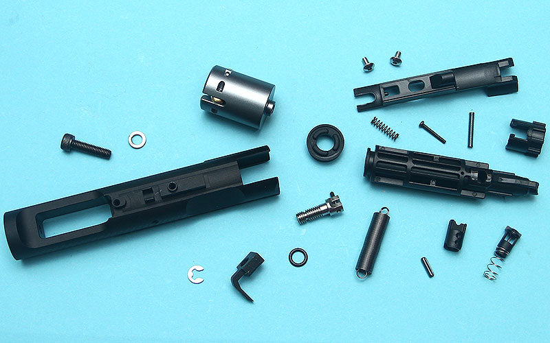 G&P MWS Forged Aluminum Complete 4-6 Bolt Carrier Group Set ( Black ) ( For TM MWS Buffer Tube )