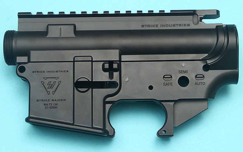 G&P MWS Forged Aluminum SI M4 Receiver Set with Hop Up Chamber ( Licensed by Strike Industries ) ( Cerakote Black Finish ) ( TM MWS )