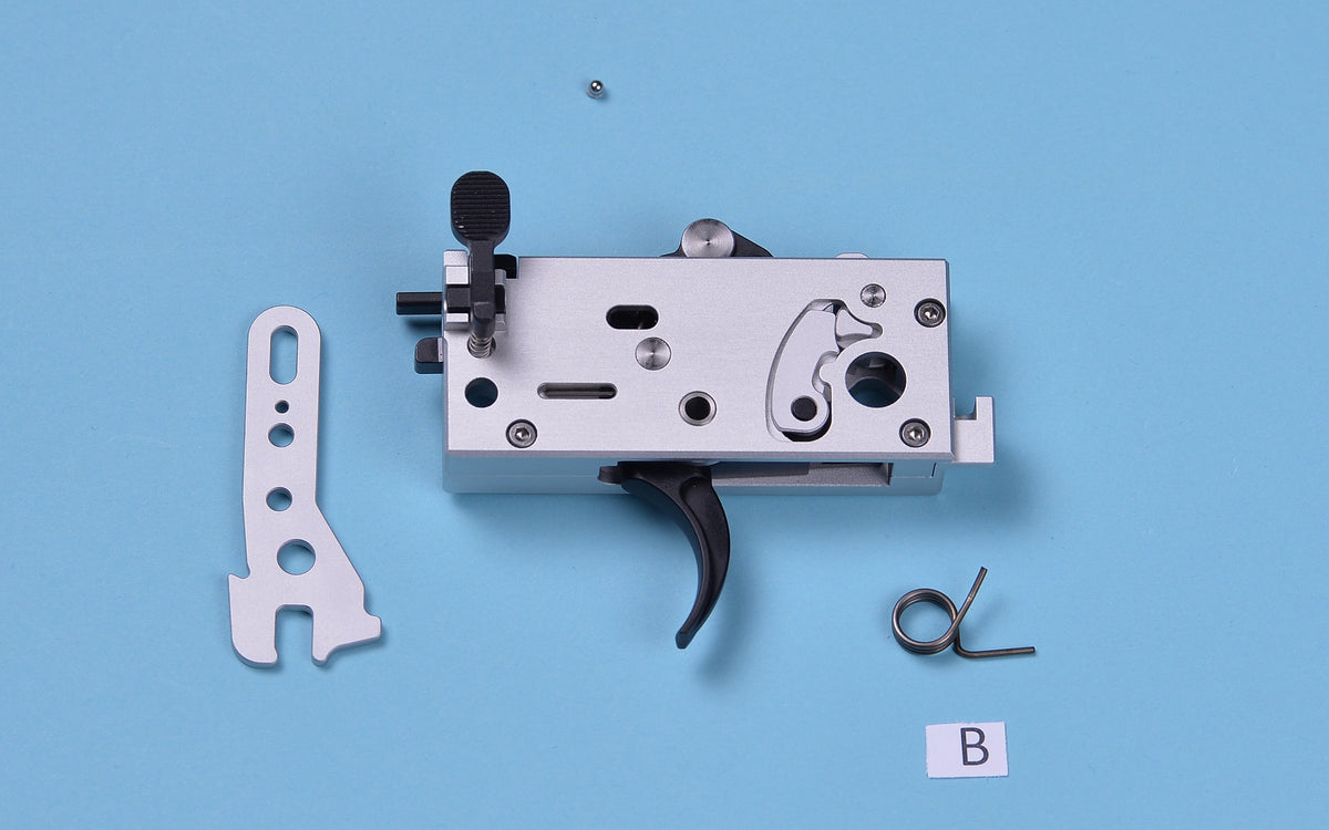 Trigger One Box G&P CNC MWS Drop-in Trigger Box Set with Bolt Release for Marui TM M4 ...