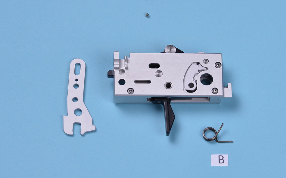 G&P CNC MWS Drop-in Flat Trigger Box Set for Marui TM M4 MWS GBB Series