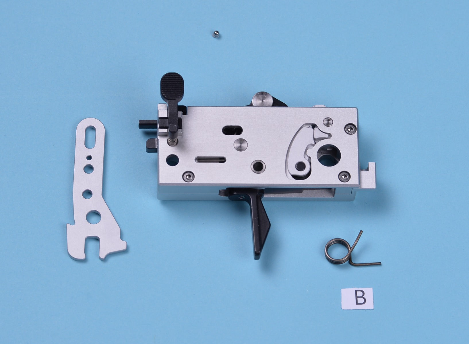 G&P CNC MWS Drop-in Flat Trigger Box Set with Bolt Release for Marui TM M4 MWS GBB Series