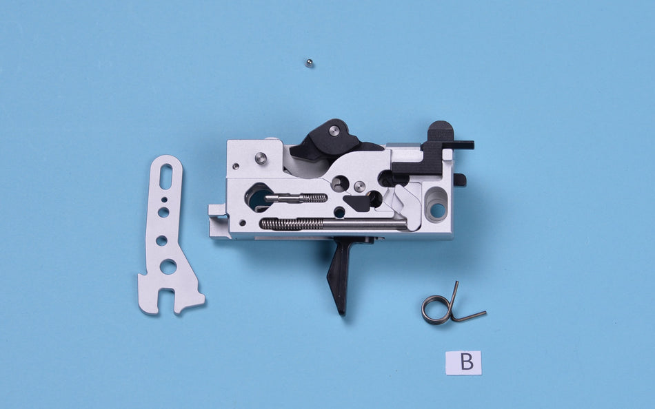 G&P CNC MWS Drop-in Flat Trigger Box Set with Bolt Release for Marui TM M4 MWS GBB Series