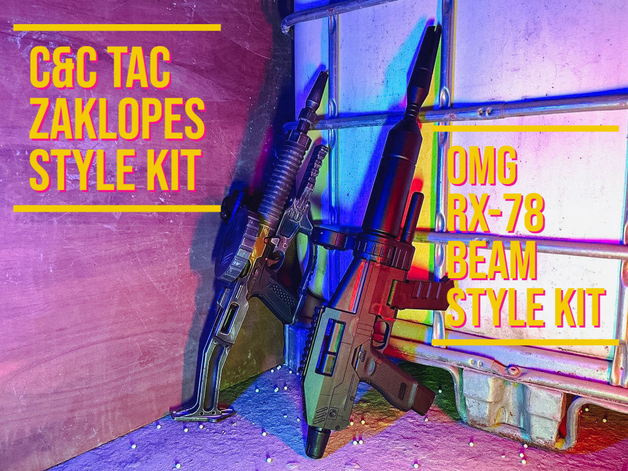 RX-78 Beam Rifle Style Conversion Kit for Umarex / VFC / Marui TM G Series Model GBB Pistol Airsoft