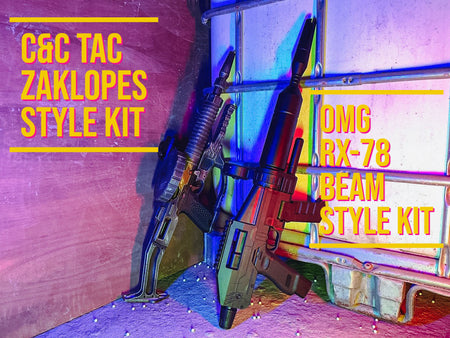 RX-78 Beam Rifle Style Conversion Kit for Umarex / VFC / Marui TM G Series Model GBB Pistol Airsoft