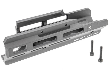 Northeast CNC Aluminum Modernized Tactical M-LOK Handguard Rail for MP2A1 / UZI GBB Airsoft