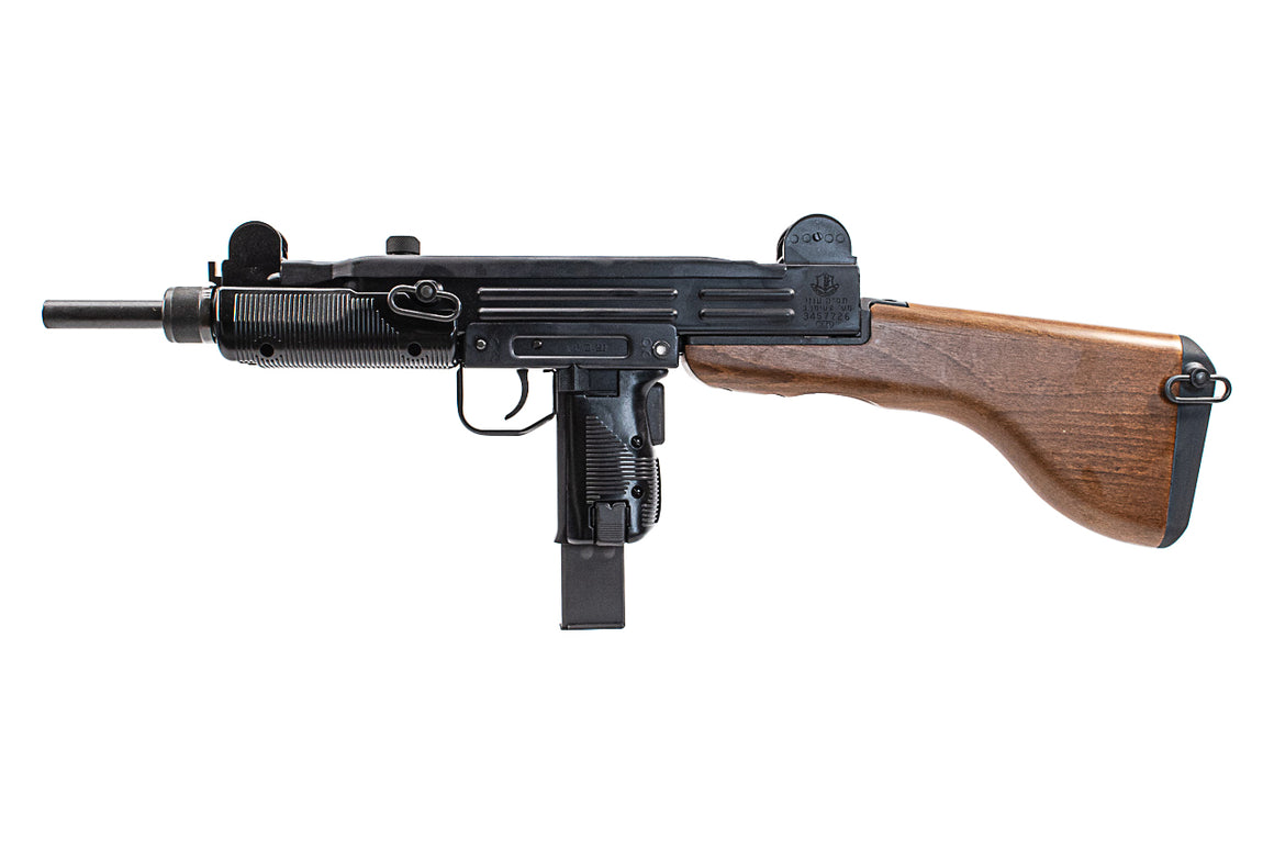 Northeast UZI 50 Co2 GBB Airsoft Submachine Gun ( Type 3 QD Real Wood Stock / Israeli / 1950s Style Early Model / IDF Mil Issue Style )