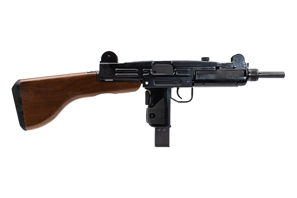 Northeast UZI 50 Co2 GBB Airsoft Submachine Gun ( Type 3 QD Real Wood Stock / Israeli / 1950s Style Early Model / IDF Mil Issue Style )