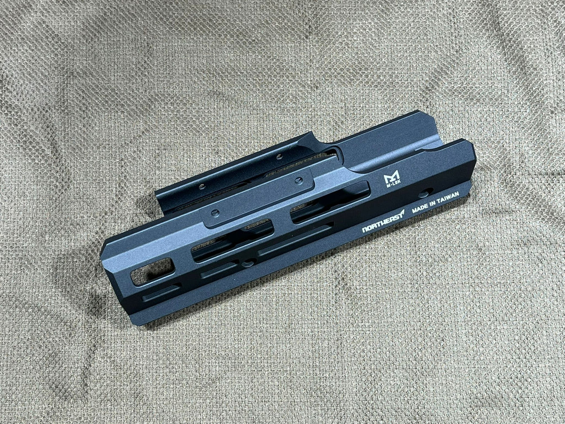 Northeast CNC Aluminum Modernized Tactical M-LOK Handguard Rail for MP2A1 / UZI GBB Airsoft