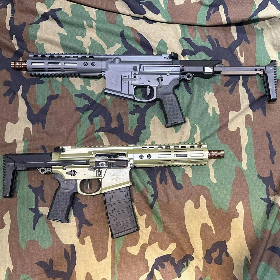 EMG Noveske Licensed 7.94” Gen 4 Ghetto Blaster Complete Build MWS GBBR Airsoft ( by DYTAC ) ( JKTG Custom Made ) ( Limited Edition ) Noveske Tiger Eye Brown