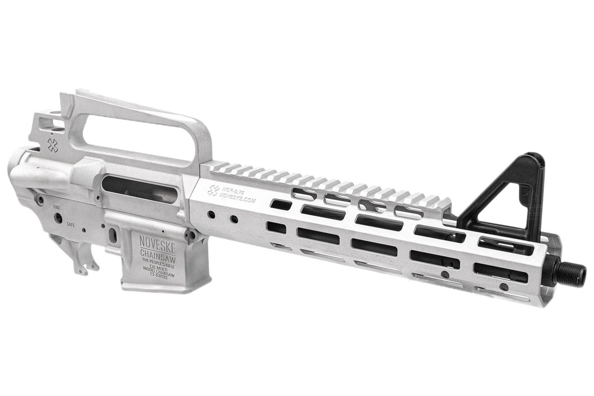 EMG Noveske Licensed A2 Carry Handle Upper Chainsaw Receiver and FSP Handguard Conversion Kit Set For Marui TM MWS GBBR Series ( by DYTAC ) ( RAW Edition, Non-Anodized )