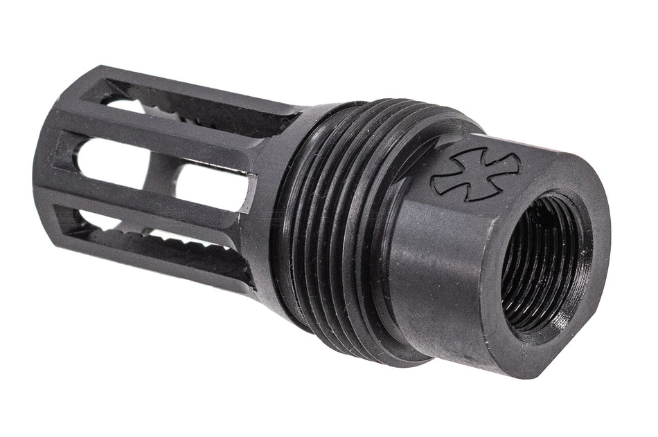 EMG Noveske Licensed Pig Pen 14mm CCW Steel Flash Hider ( QPQ Black )