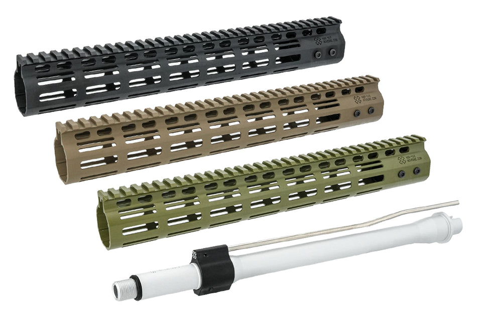 EMG Noveske NSR13.5 Handguard Set For Marui TM MWS / CGS AR / M4 GBBR Series ( by CGS ) -Olive Drab