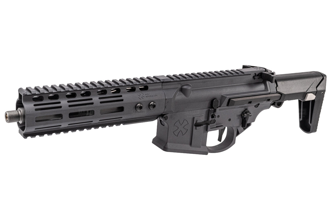 EMG Noveske Licensed 7.94” Gen 4 Ghetto Blaster Pre-Assembled MWS Conversion Kit For Marui TM MWS GBBR ( Sniper Grey ) ( by DYTAC )