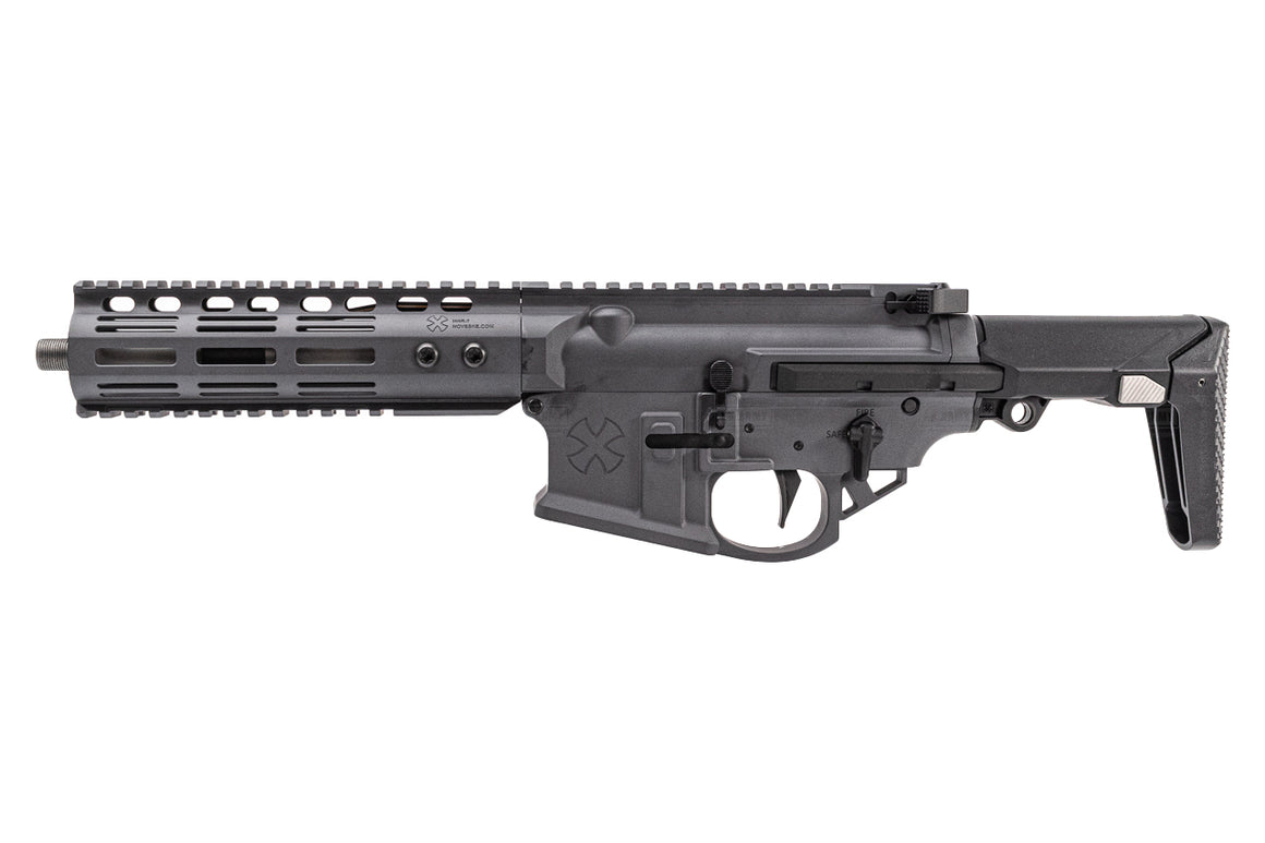 EMG Noveske Licensed 7.94” Gen 4 Ghetto Blaster Pre-Assembled MWS Conversion Kit For Marui TM MWS GBBR ( Sniper Grey ) ( by DYTAC )