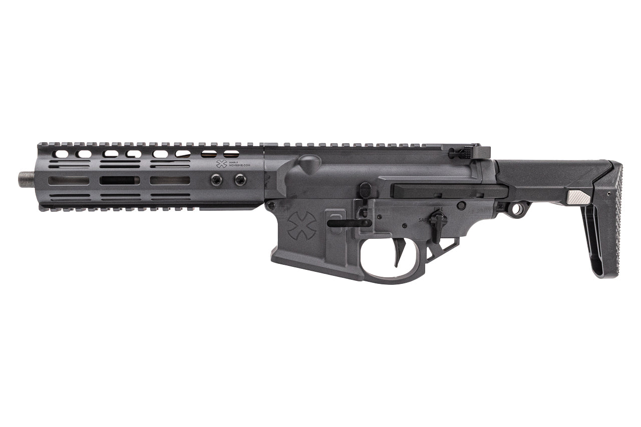 EMG Noveske Licensed 7.94” Gen 4 Ghetto Blaster Pre-Assembled MWS Conversion Kit For Marui TM MWS GBBR ( Sniper Grey ) ( by DYTAC )