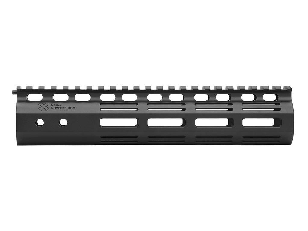 EMG Noveske Licensed NSR 9 Handguard Rail M-LOK for GBB / AEG / MWS ( CERAKOTE DE / Black )-Black