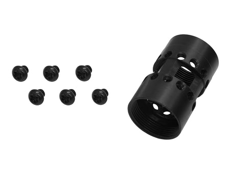 EMG Noveske Licensed NSR 9 Handguard Rail M-LOK for GBB / AEG / MWS ( CERAKOTE DE / Black )-Black