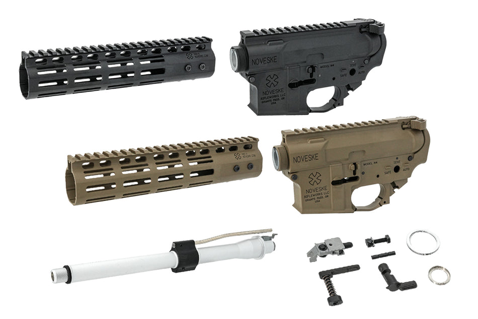 EMG Noveske N4 Receiver & Handguard Conversion Kit For Marui TM MWS GBBR Series ( by CGS )-FDE