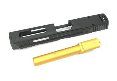 NOVA 4.25 inch S Style M&P RMR Slide Set for Tokyo Marui M&P9 GBB Series ( Black )