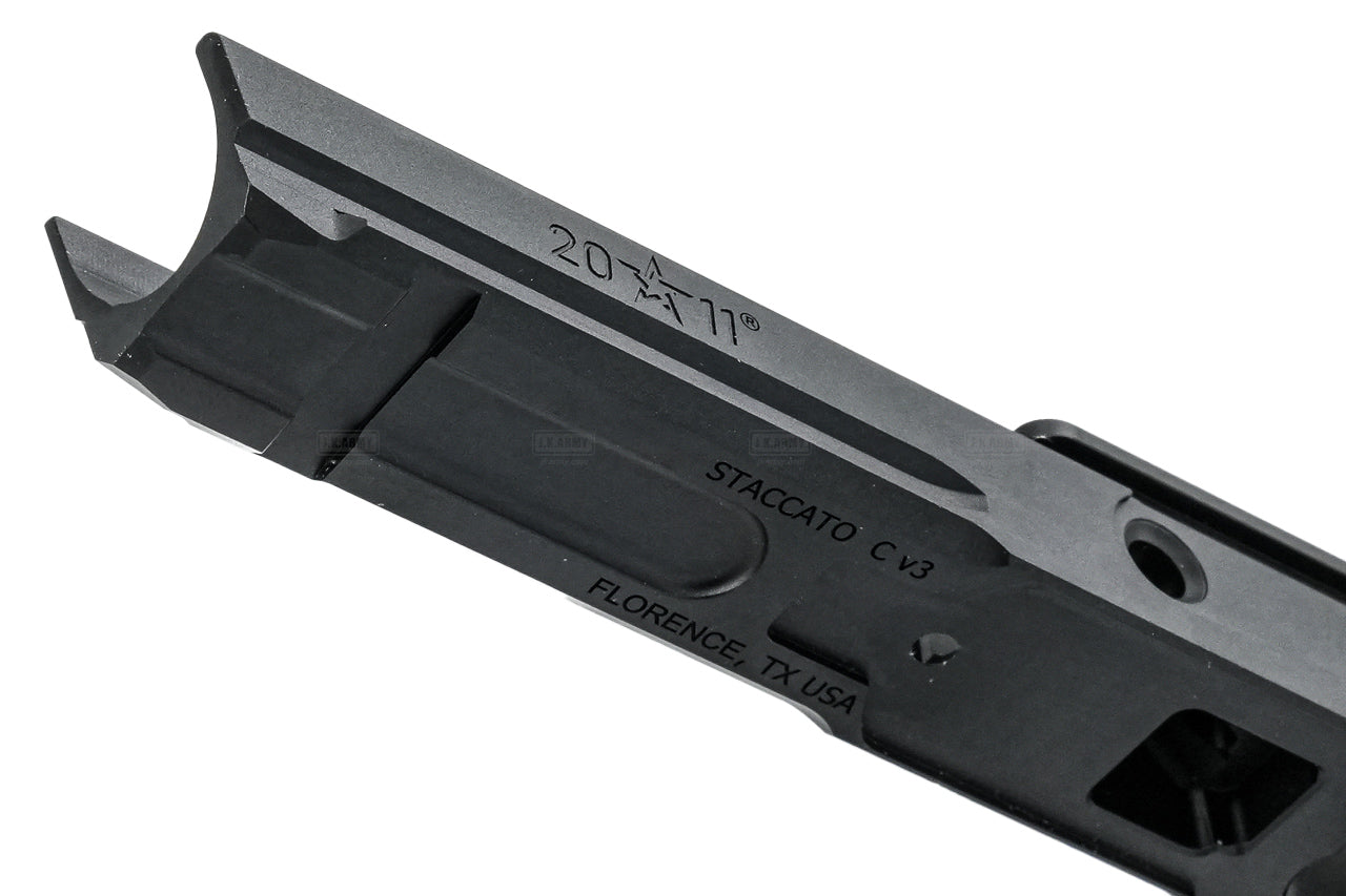 EMG Licensed CNC Steel Staccato C ( RMR Version ) Slide + Aluminum Frame Kit For Marui TM Hi-Capa GBBP Series