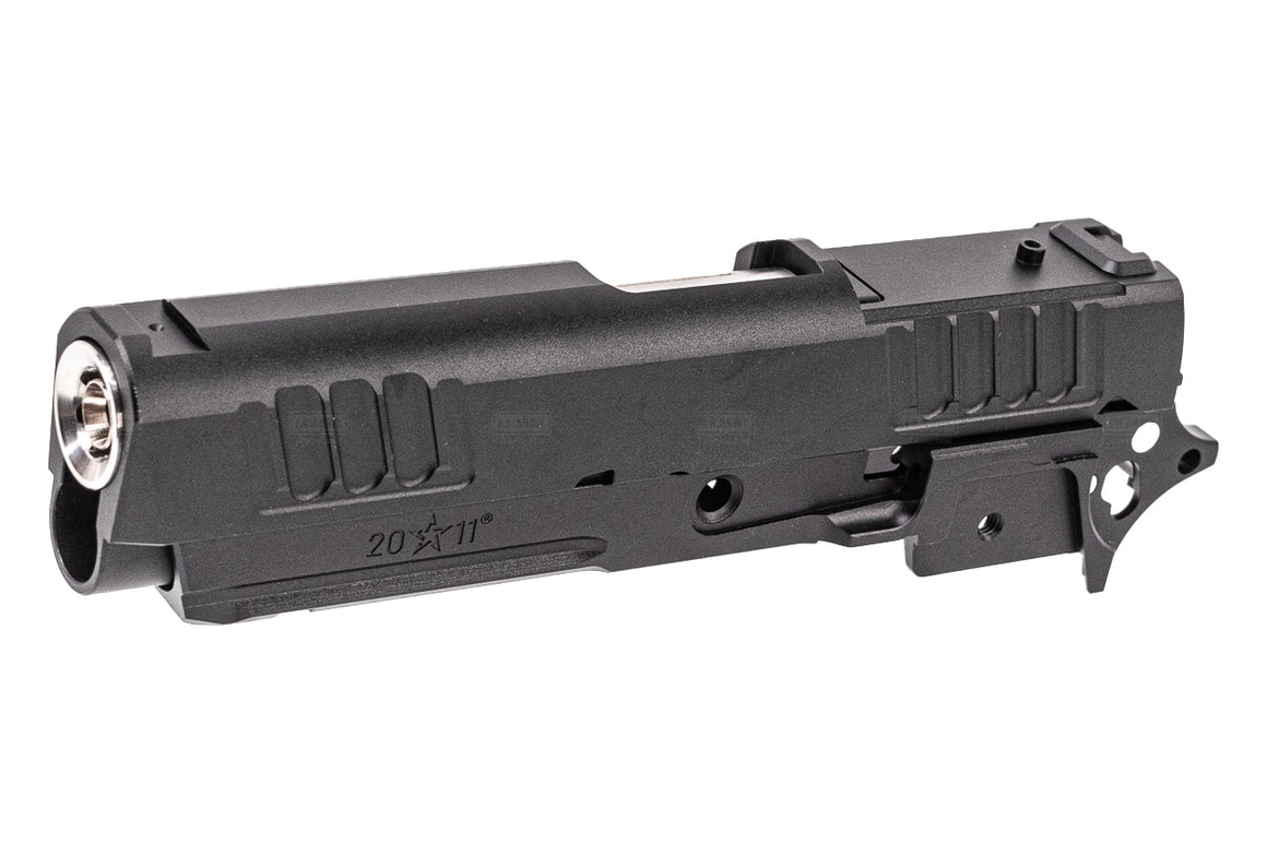 EMG Licensed CNC Aluminum Staccato C ( RMR Version ) Slide & Frame Kit For Marui TM Hi-Capa GBBP Series