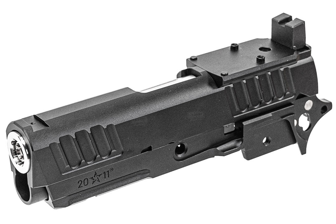 EMG Licensed CNC Aluminum Staccato CS ( RMR Version ) Slide & Frame Kit For Marui TM Hi-Capa GBBP Series