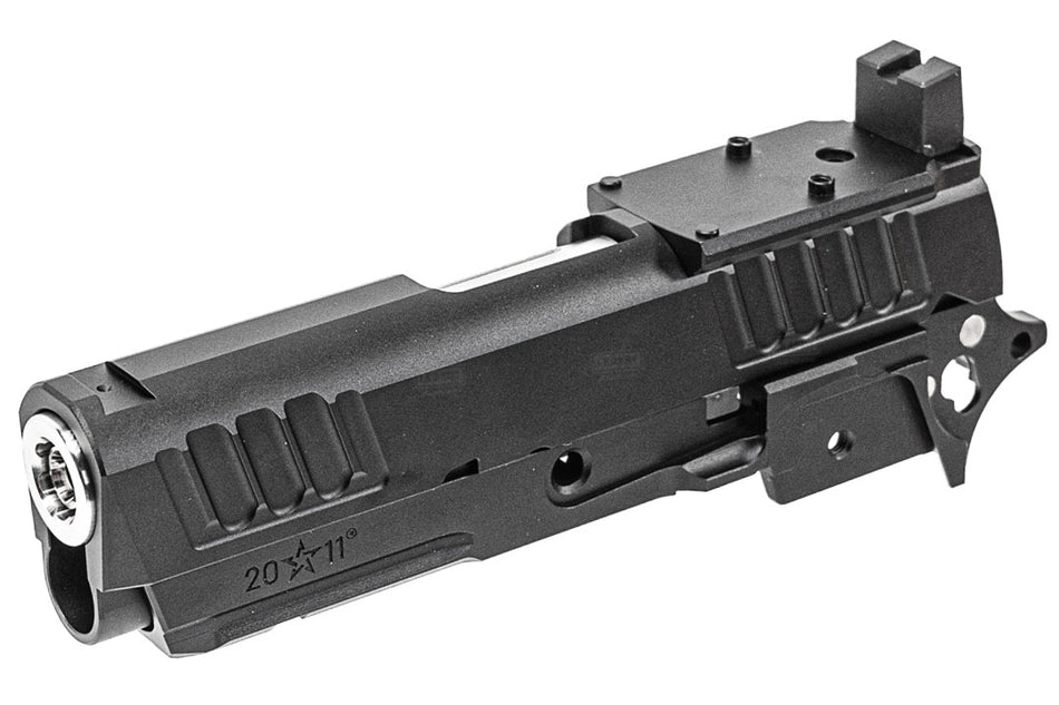 EMG Licensed CNC Aluminum Staccato CS ( RMR Version ) Slide & Frame Kit For Marui TM Hi-Capa GBBP Series