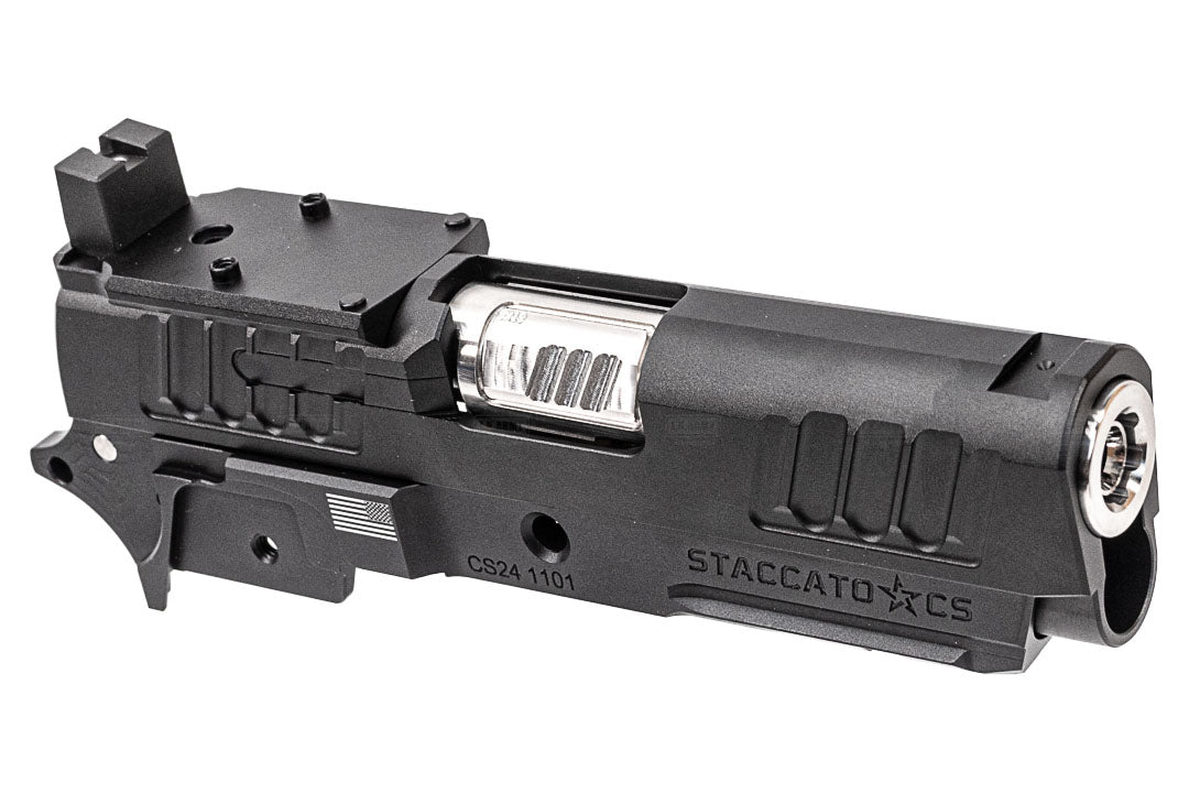 EMG Licensed CNC Aluminum Staccato CS ( RMR Version ) Slide & Frame Kit For Marui TM Hi-Capa GBBP Series