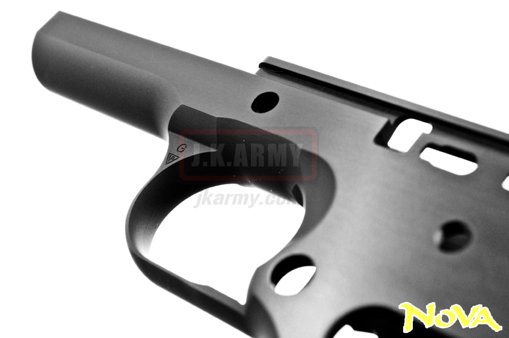 Nova " Gold Cup Nation Match " Aluminum Frame & Slide Kit for Marui Airsoft 1911 Series - Black ( Limited )
