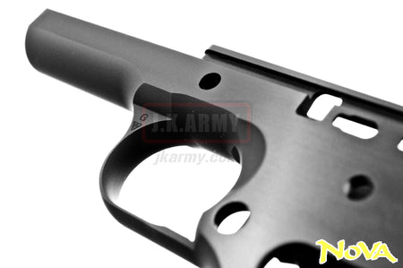 Nova " Gold Cup Nation Match " Aluminum Frame & Slide Kit for Marui Airsoft 1911 Series - Black ( Limited )