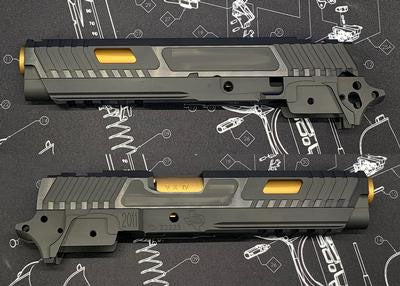 Nova CNC Aluminum TT Style Combat Master Set ( 5.4 size ) for Marui Hicapa GBB Series - Black