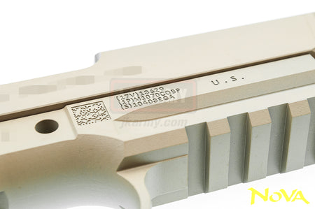 Nova M45A1 CQBP Aluminum Frame & Slide Kit for Marui Airsoft 1911 Series ( Cerakote FDE )