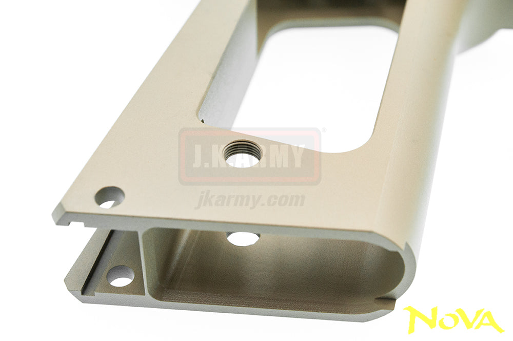 Nova M45A1 CQBP Aluminum Frame & Slide Kit for Marui Airsoft 1911 Series ( Cerakote FDE )
