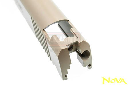 Nova M45A1 CQBP Aluminum Frame & Slide Kit for Marui Airsoft 1911 Series ( Cerakote FDE )