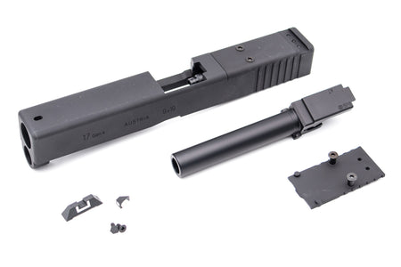 Nova CNC Aluminum 17 MOS Slide Kit for Tokyo Marui TM G Model 17 Gen4 GBB Series ( Black )